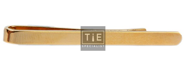 Gold Polished Gold Plated Tie Clip #100-1267