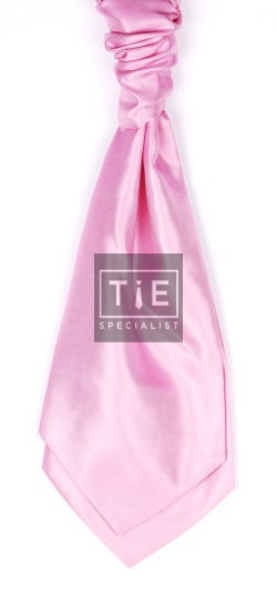 Candy Pink Twill Wedding Cravat #WCR101/1