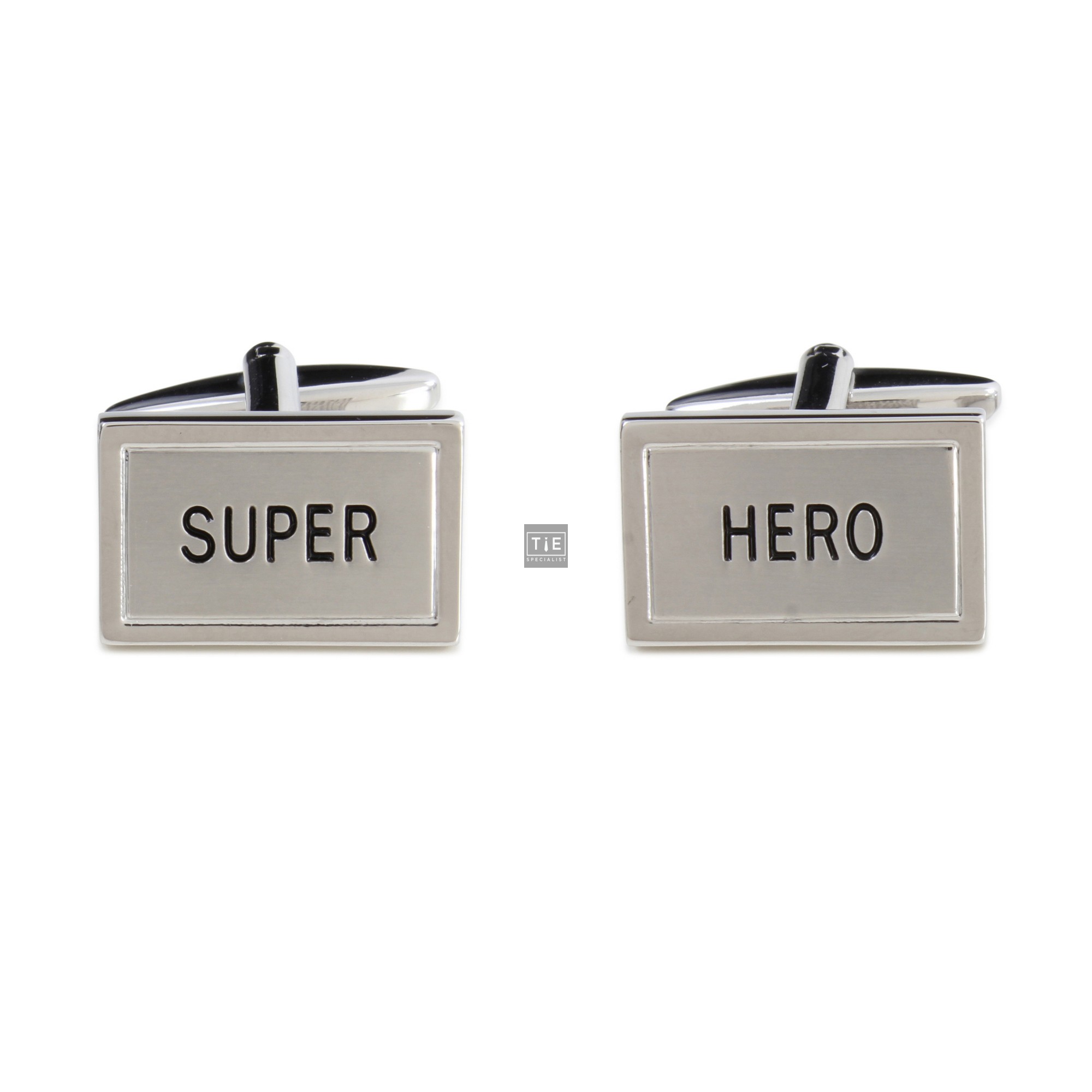 Silver Super Hero Cufflinks #90-1567