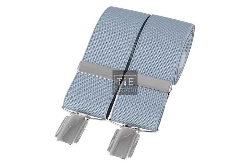 Grey Silver Clip Braces #BR-007