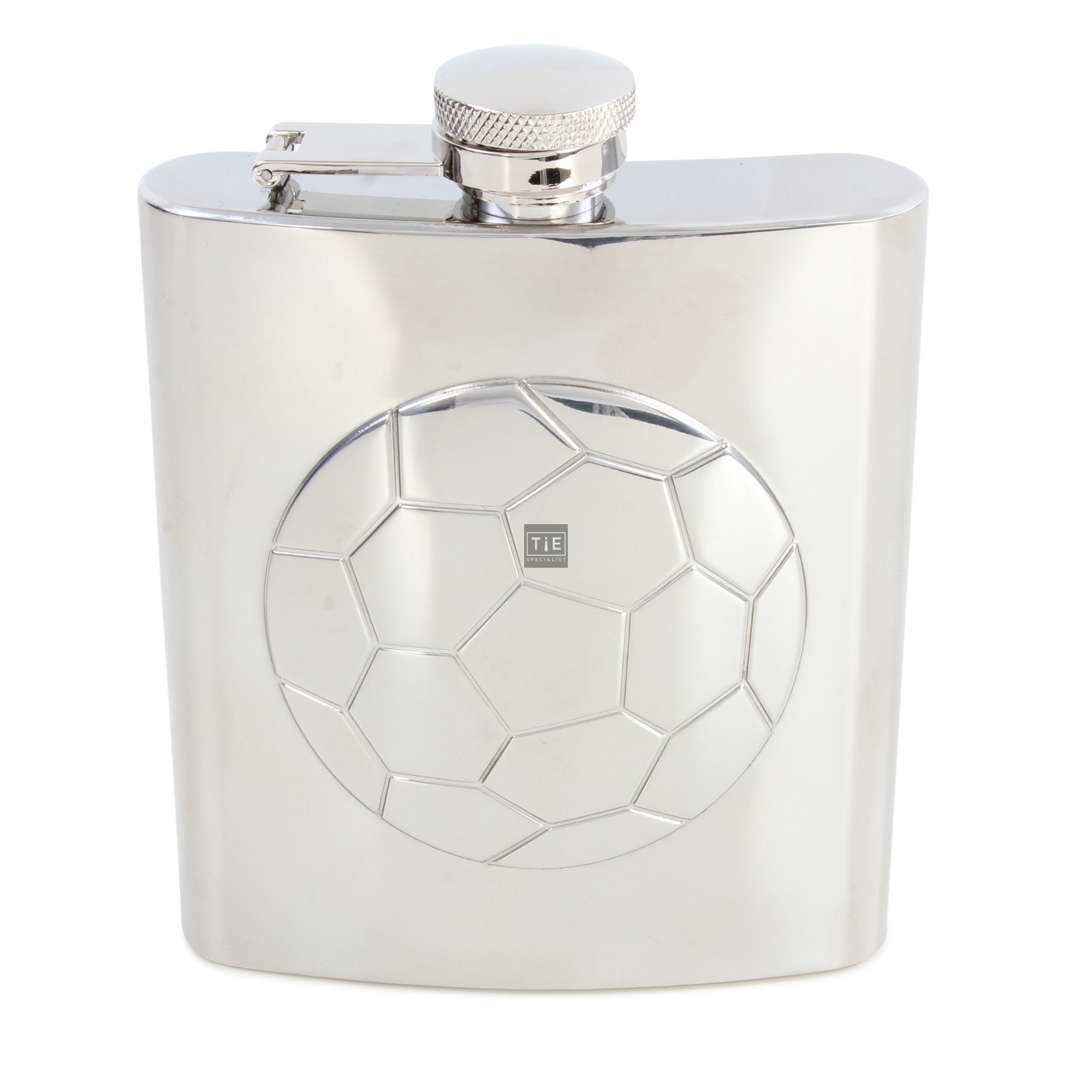 Silver Football Stainless Steel Hip Flask #HF-11
