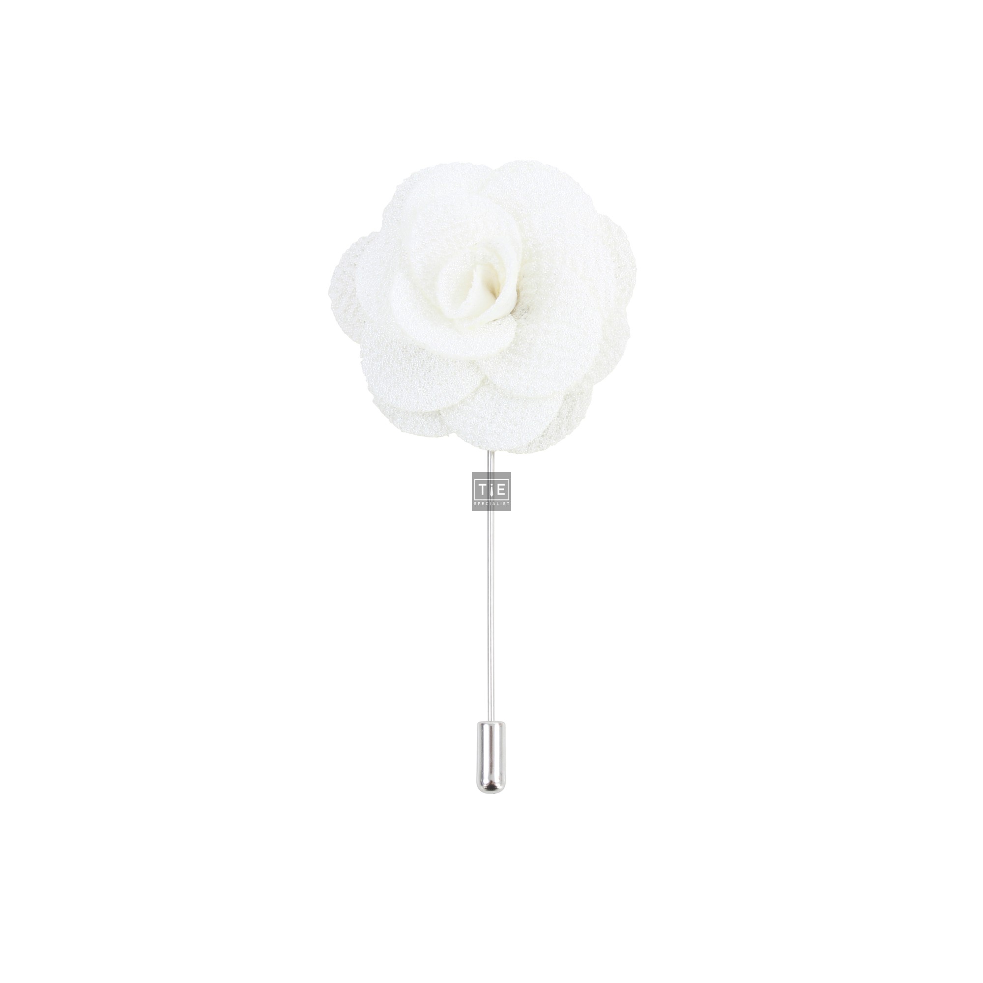 Ivory Flower Lapel Pin #L-01