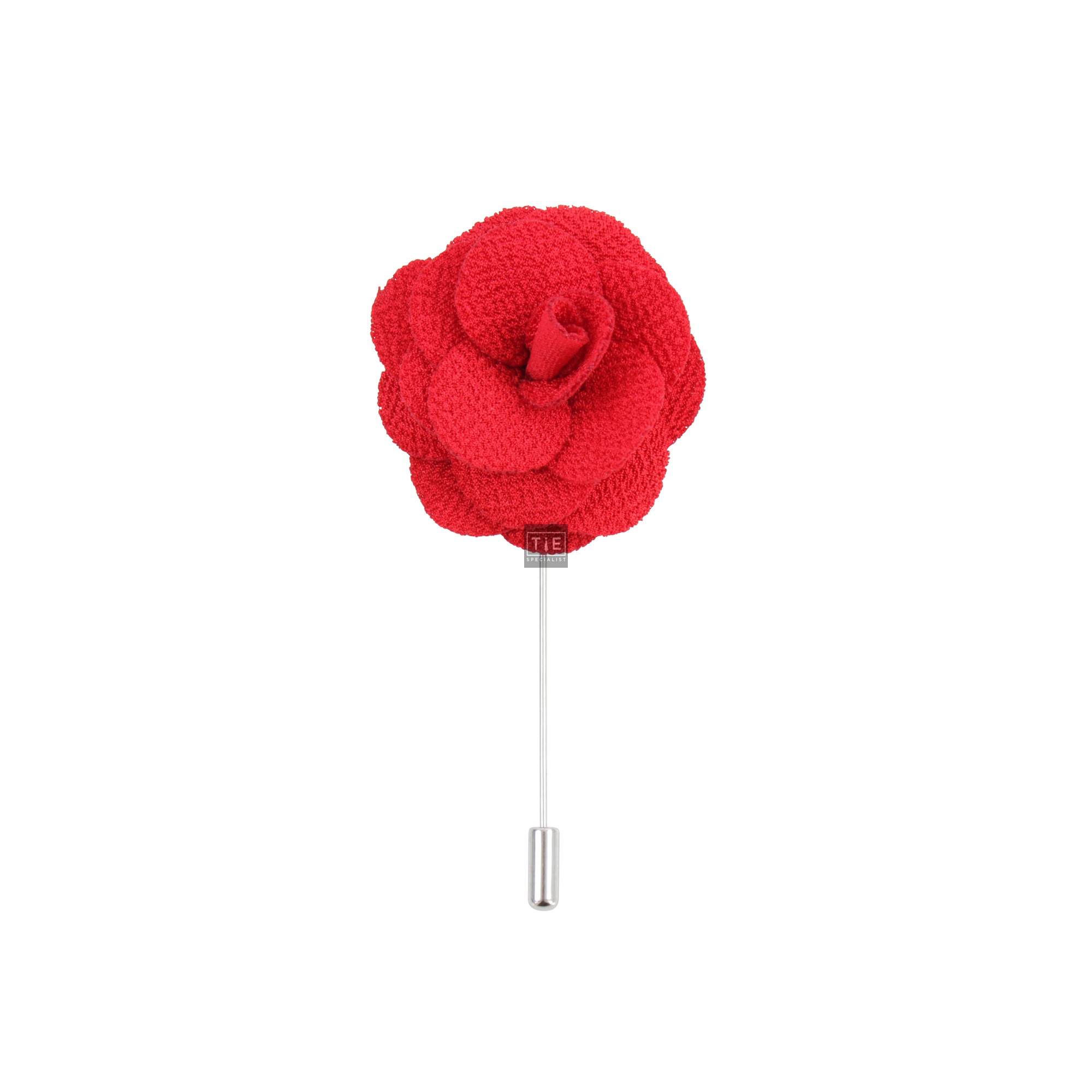 Red Flower Lapel Pin #L-04