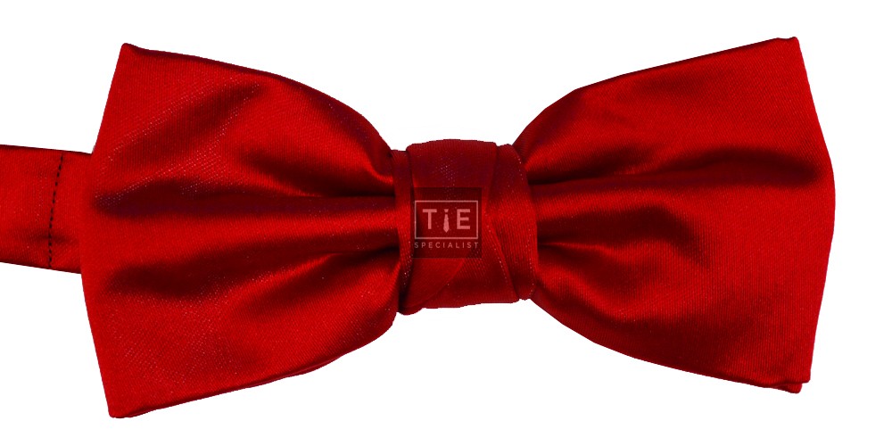 Red Weft Satin Bow Tie #ROBB1888/3