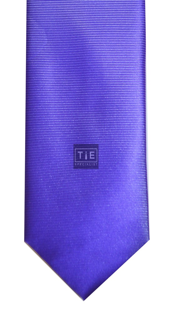Purple Twill Tie with Matching Pocket Square