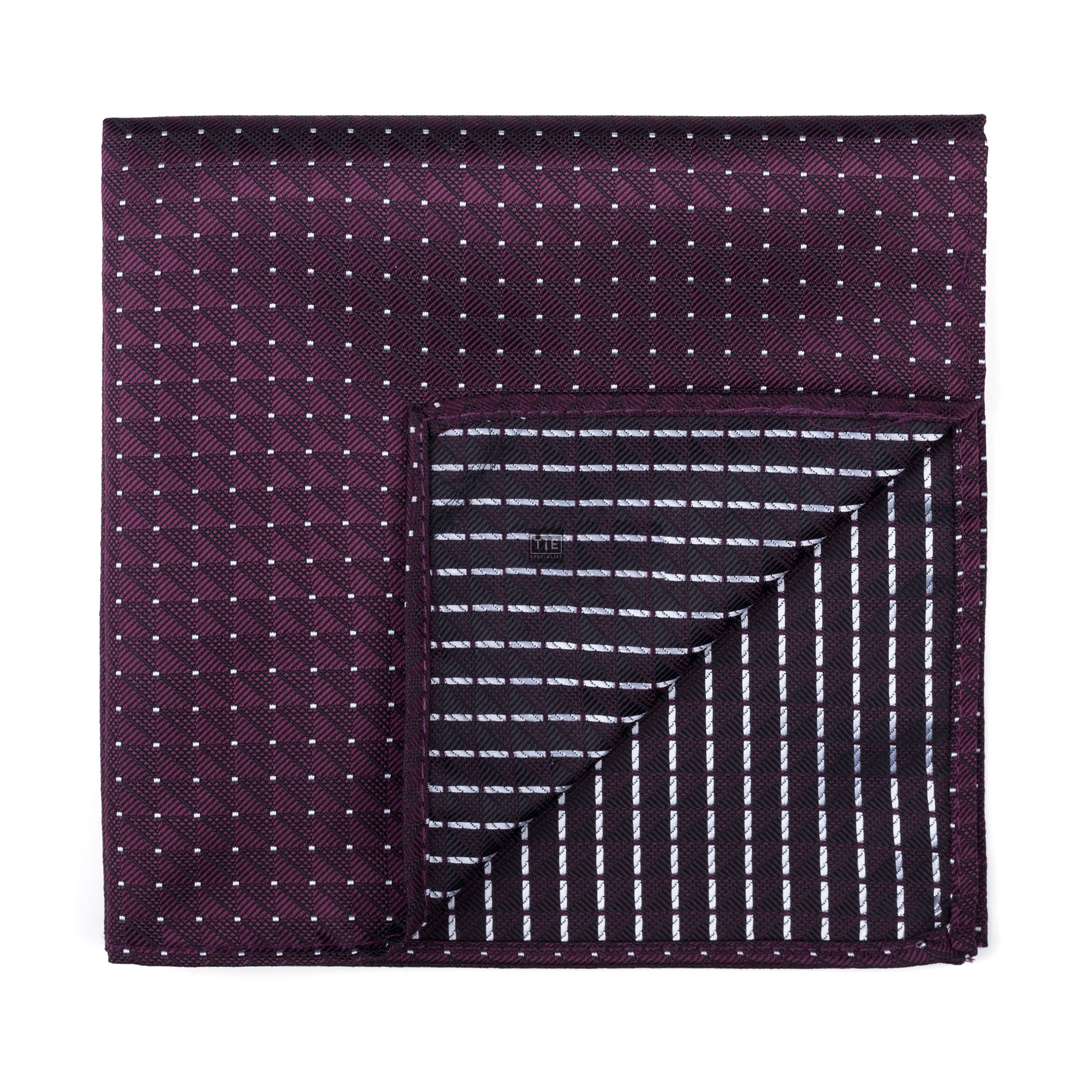 Wine Fine Polka Dot Pocket Square