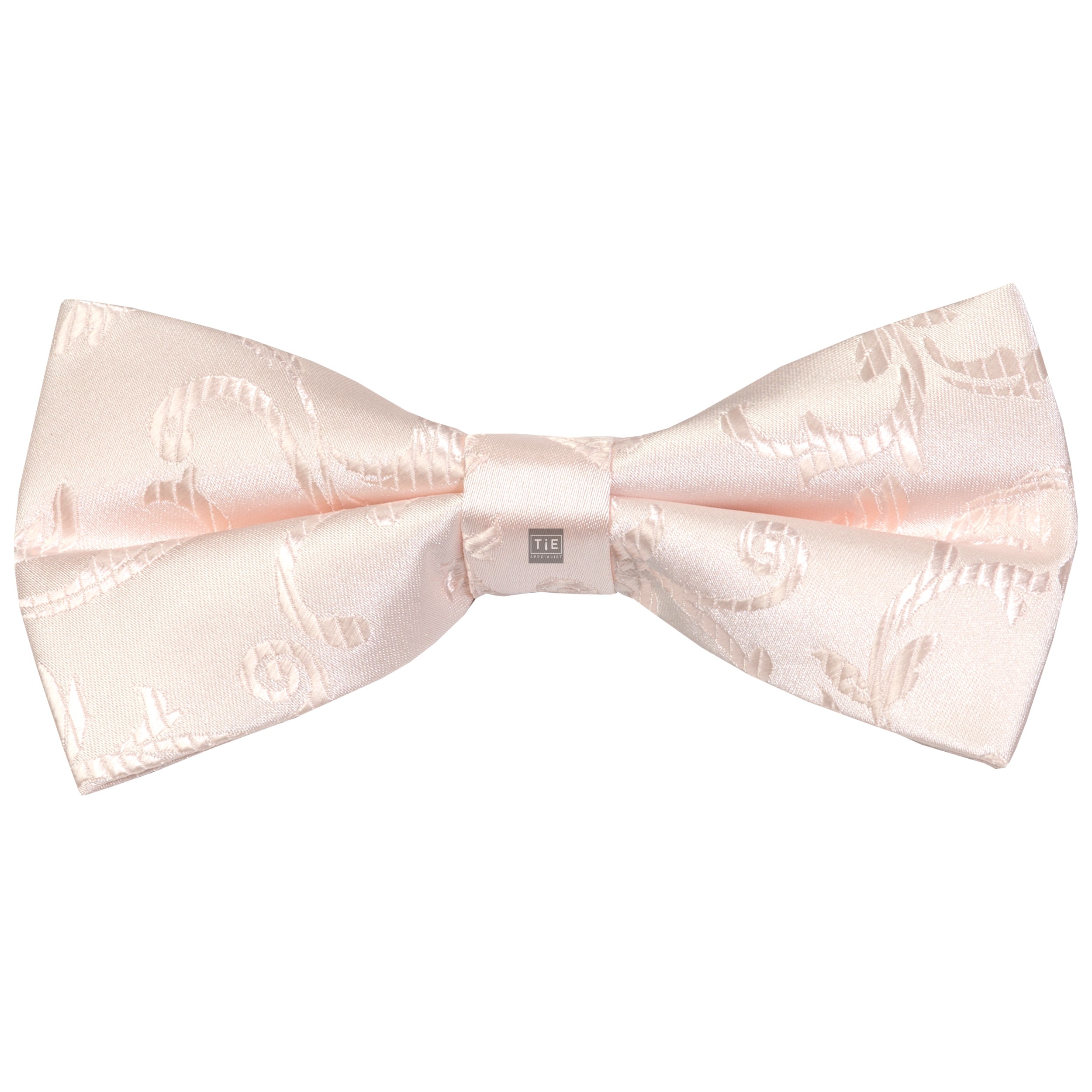 Champagne Swirl Leaf Wedding Bow Tie #AB-BB1000/13