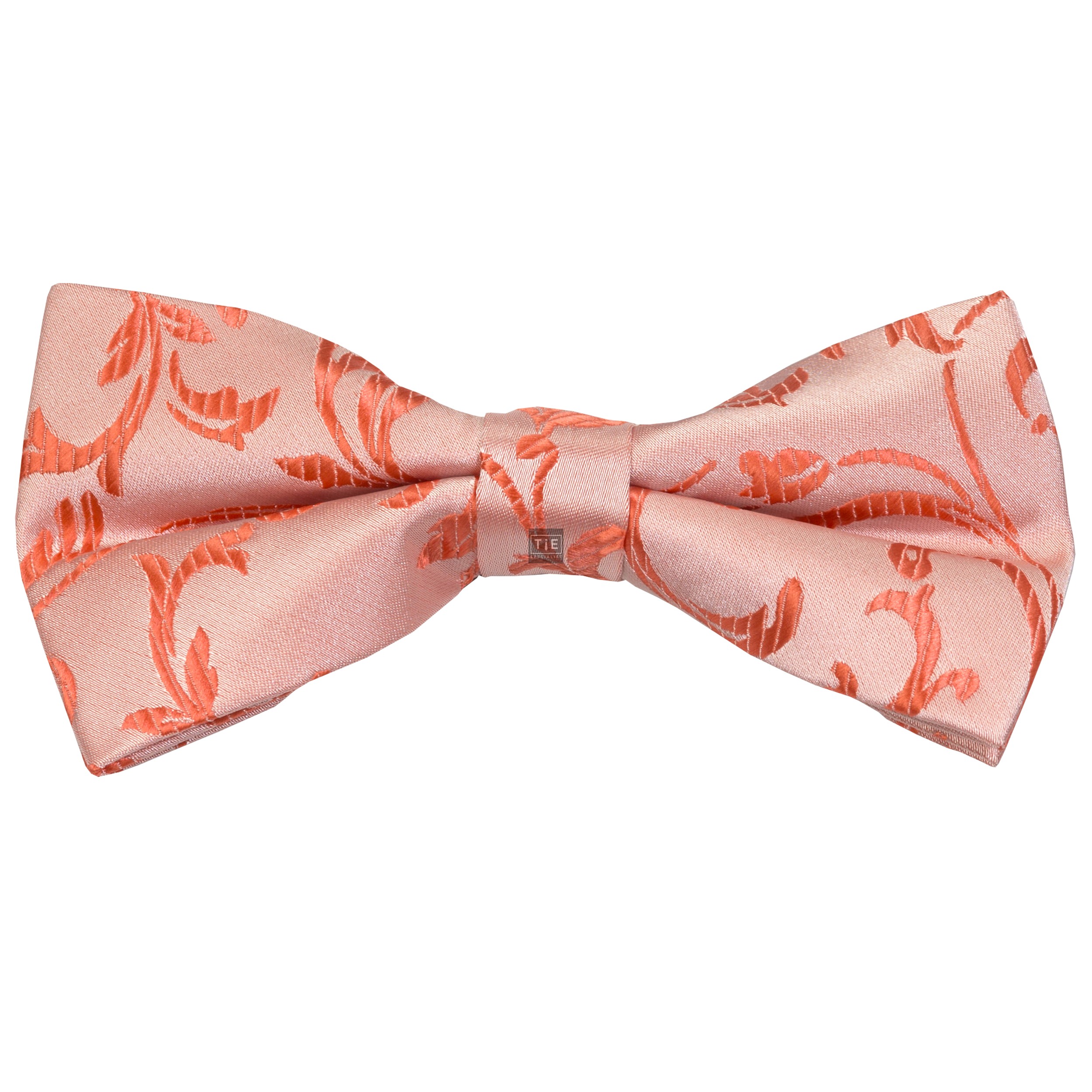 Swirl Leaf Wedding Bow Tie Gents Formal Bow Tie PreTied