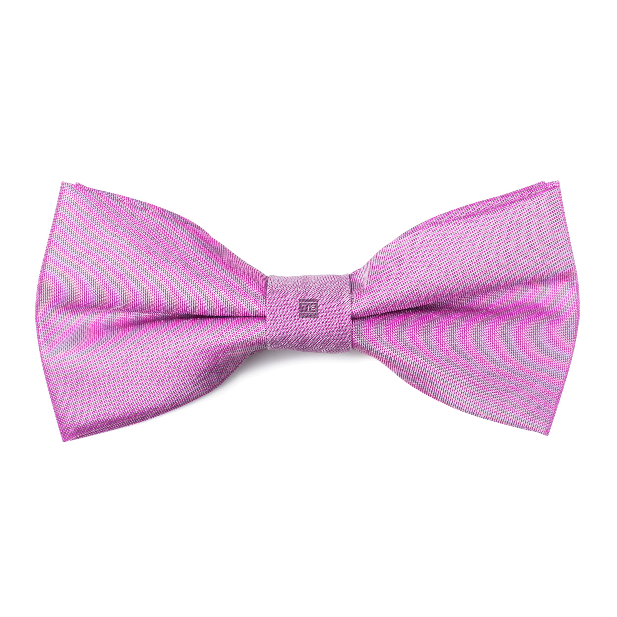 Dusky Pink Shantung Bow Tie