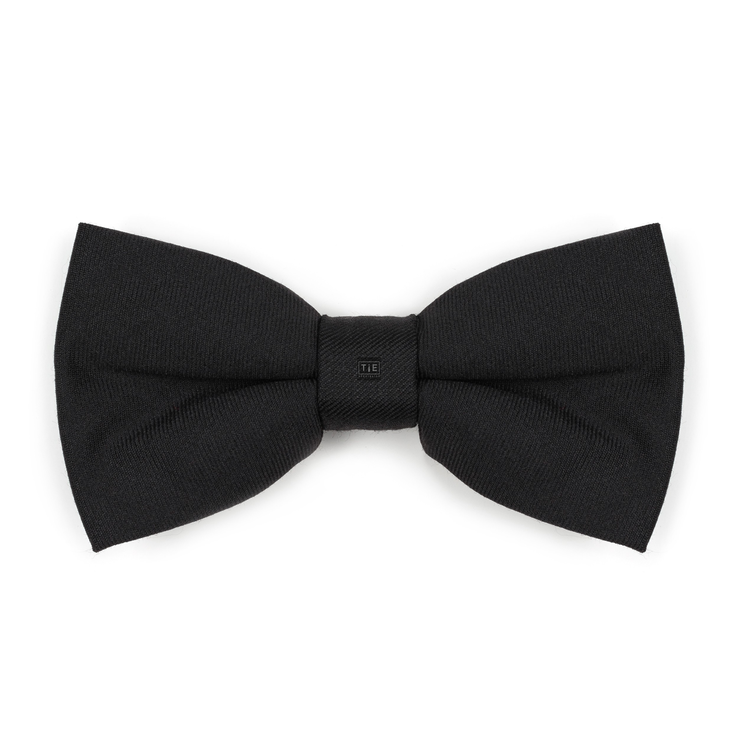 Black 100% Wool Tuxedo Bow Tie