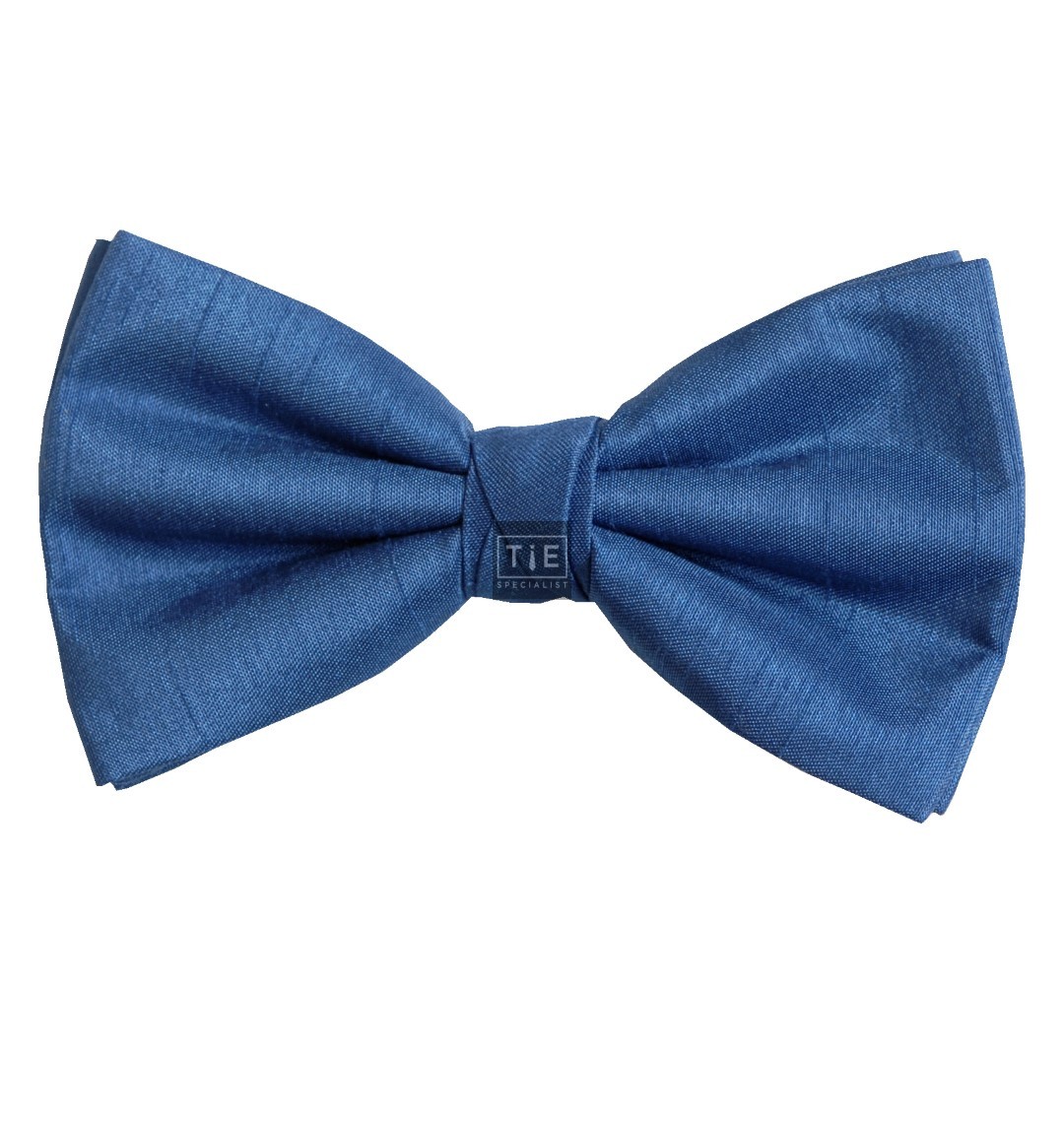 Airforce Blue Shantung Wedding Bow Tie #BB1865/5