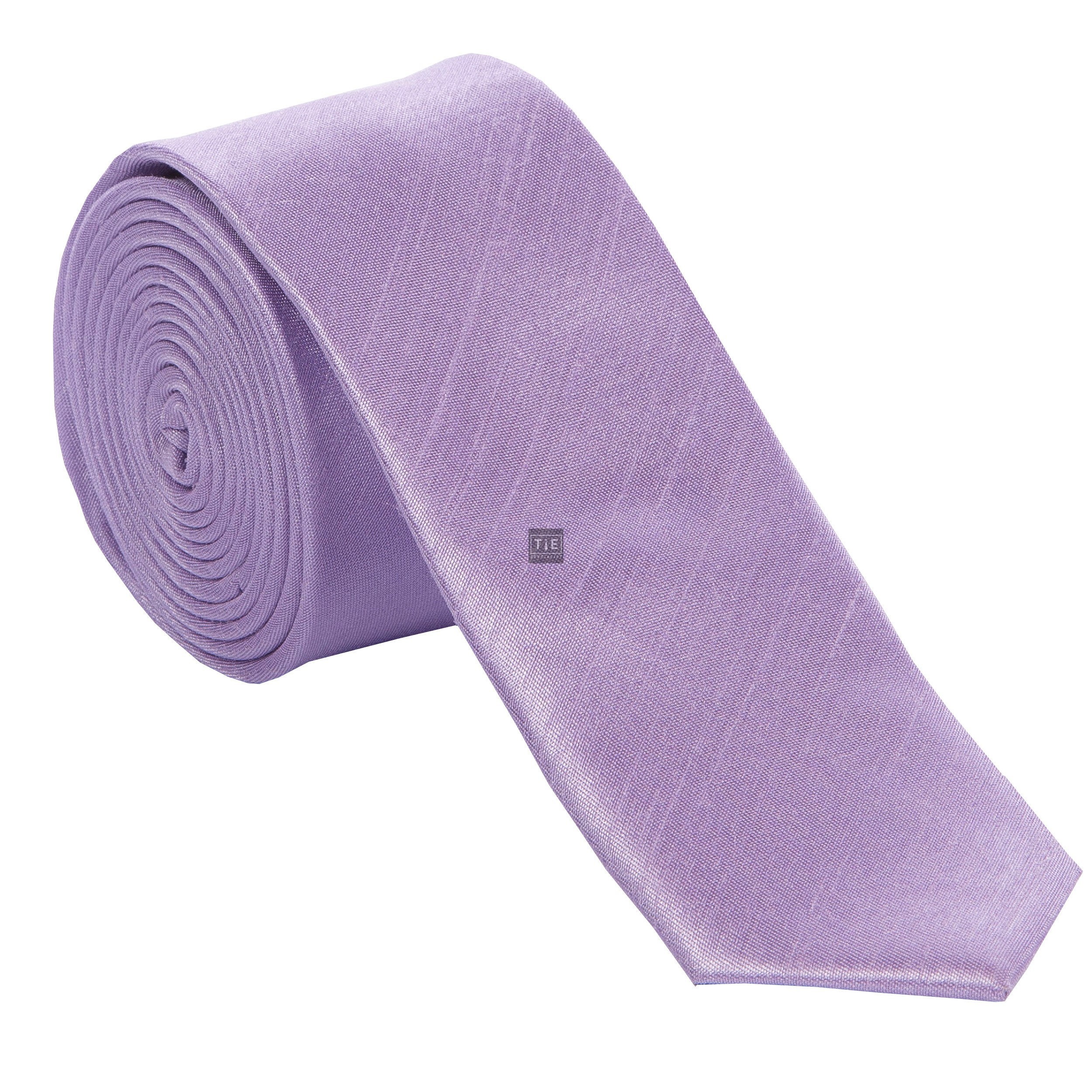 Lilac Skinny Shantung Wedding Tie #C1866/4