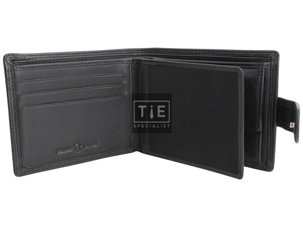 Black Real Leather Wallet #LW-15