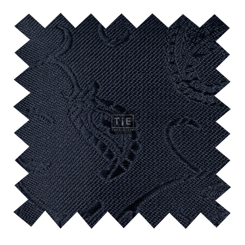 Black on Black Budding Paisley Swatch #AB-SWA1003/4