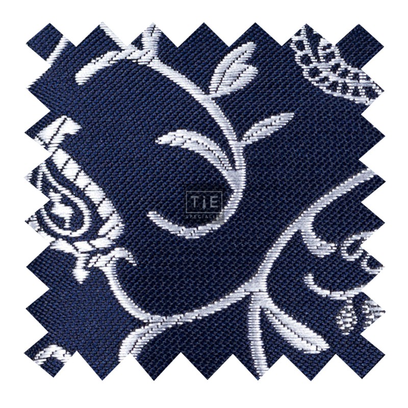 Moonlight Navy Budding Paisley Swatch #AB-SWA1003/7