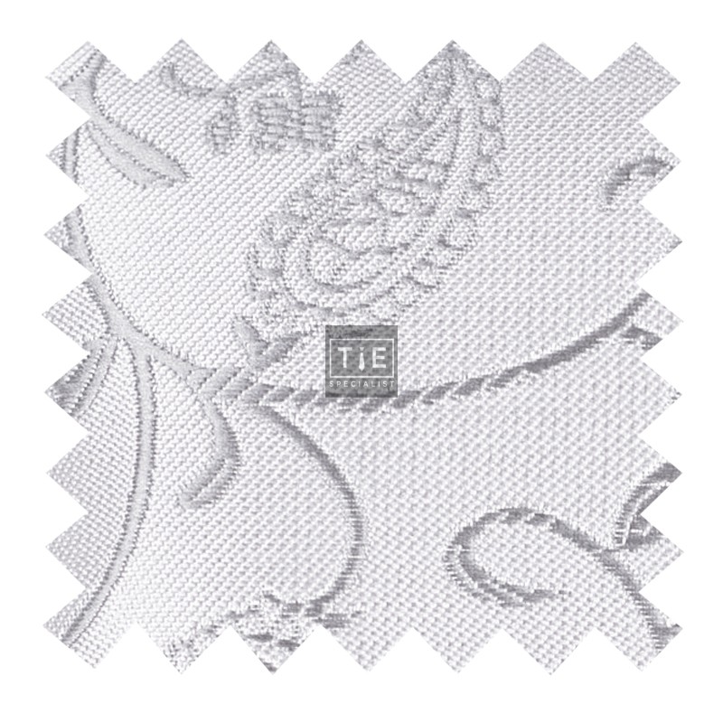 Silver Budding Paisley Swatch #AB-SWA1003/8