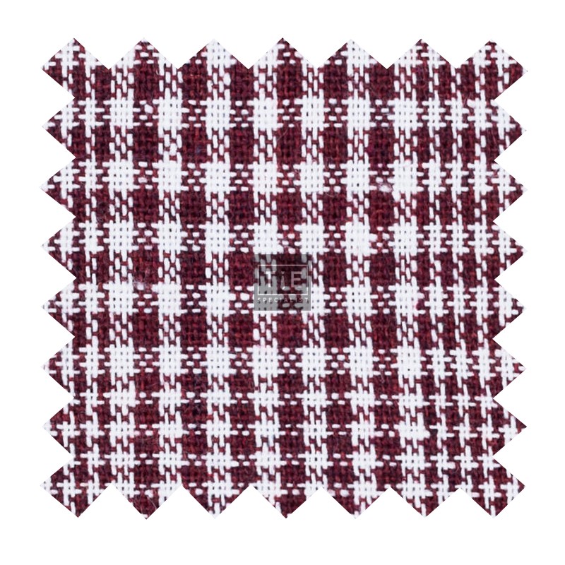 Burgundy Check Swatch #AB-SWA1007/3