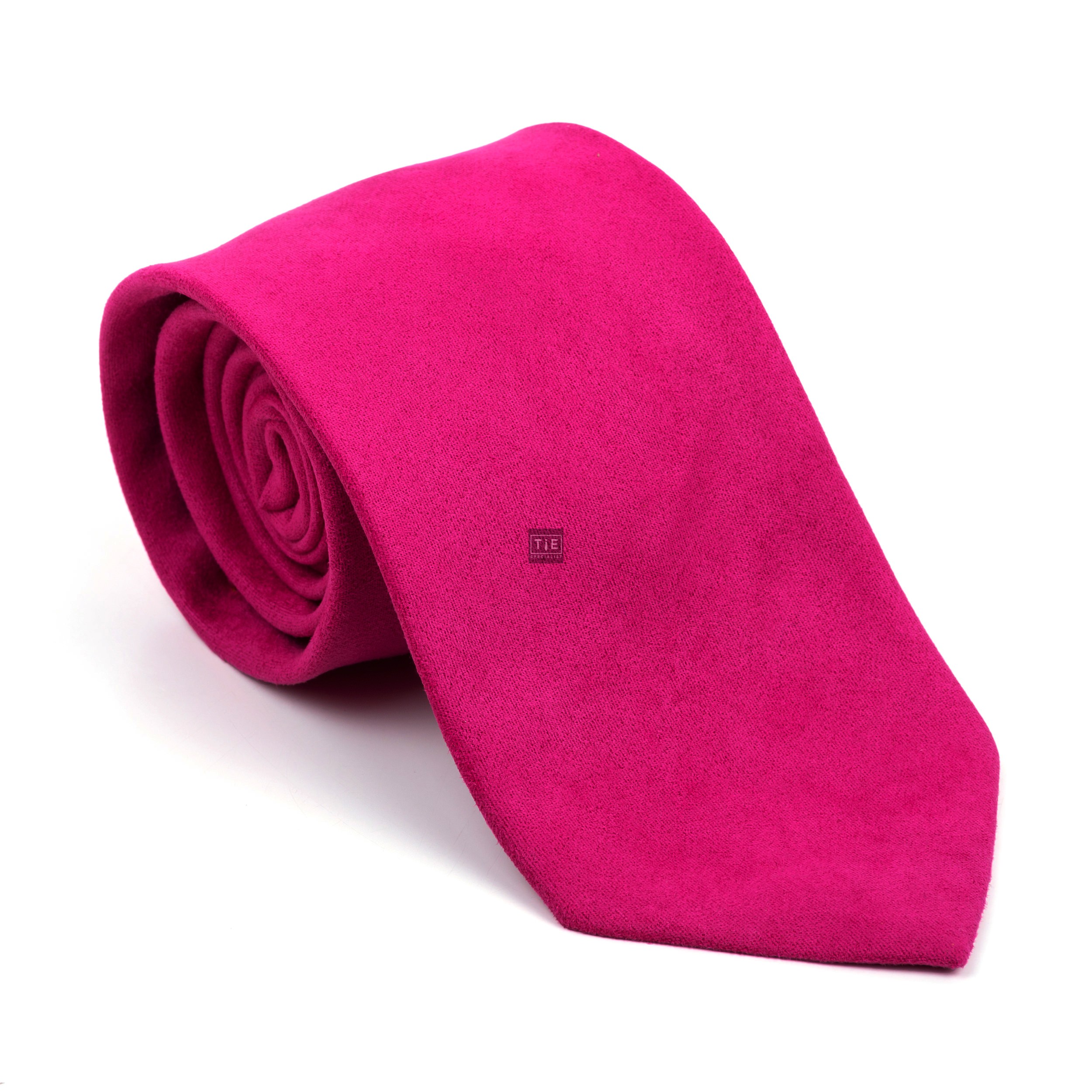 Rose Red Suede Tie