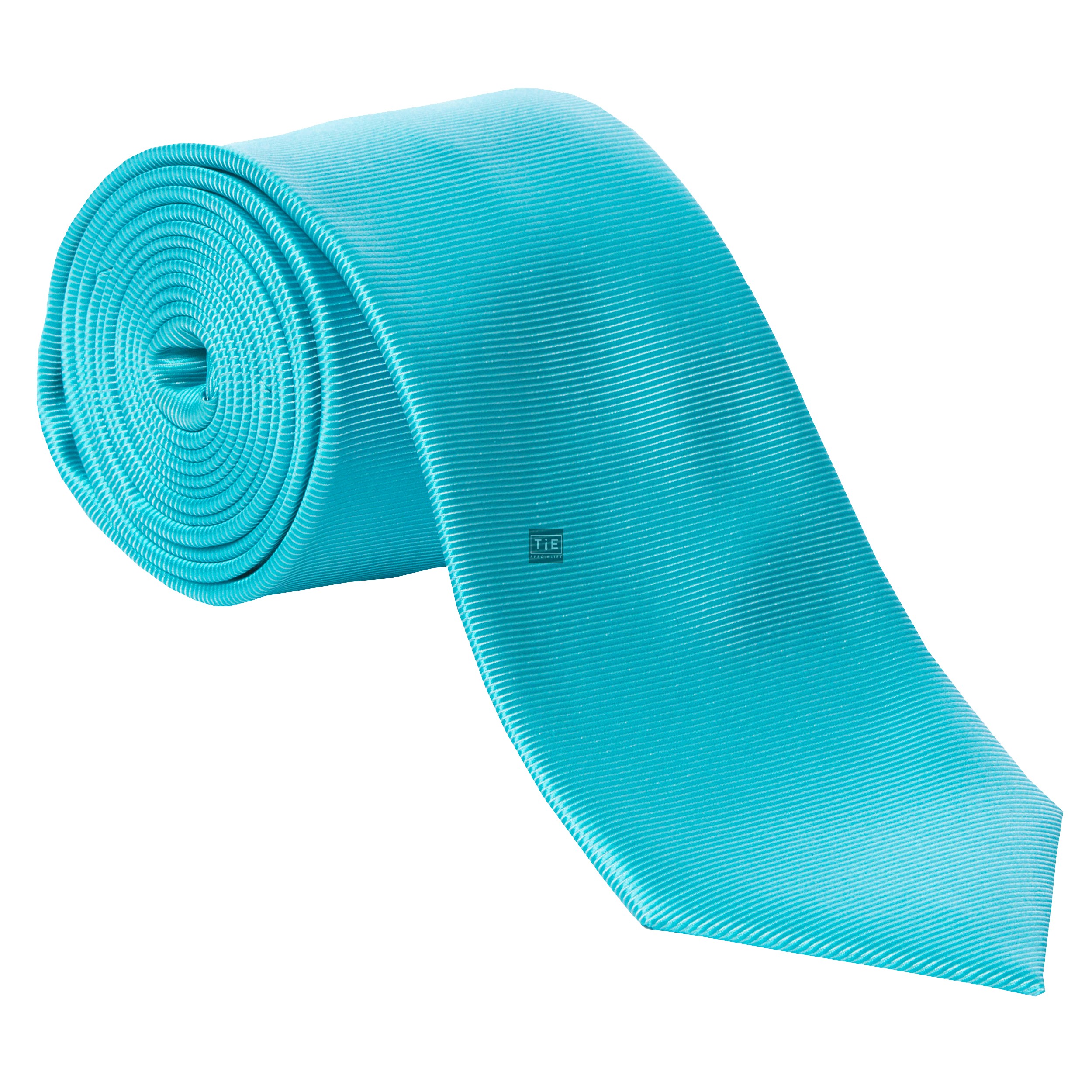 Turquoise Fine Twill Tie #T101/5