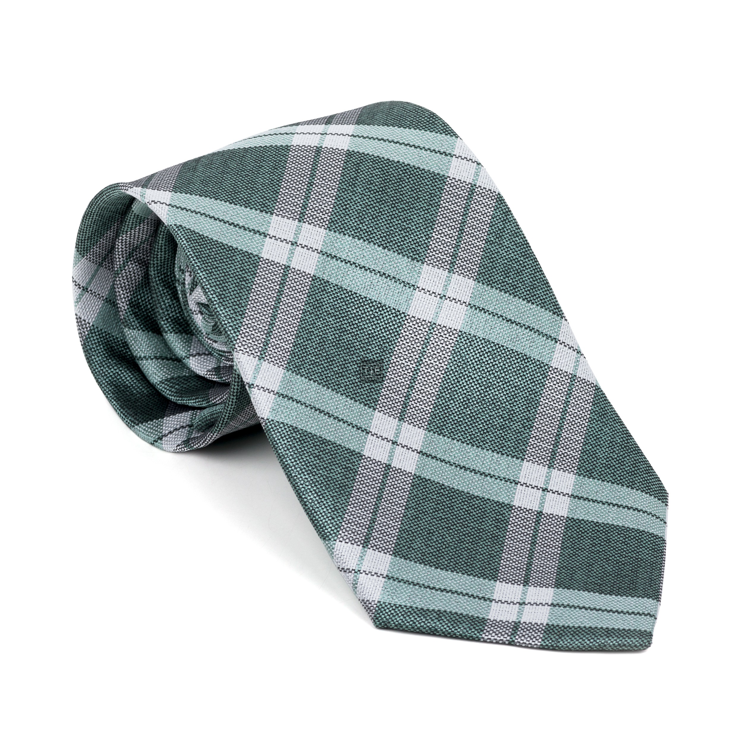 Moss Green Wide Check Tie