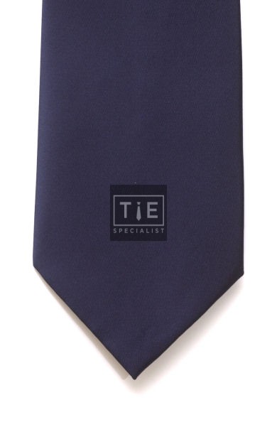 Navy Satin Tie #T1847/3