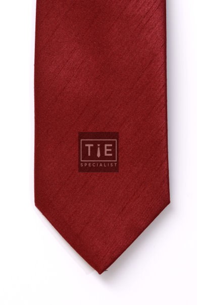 Red Shantung Wedding Tie #T1865/3