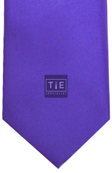 Iris Satin Tie with Matching Pocket Square