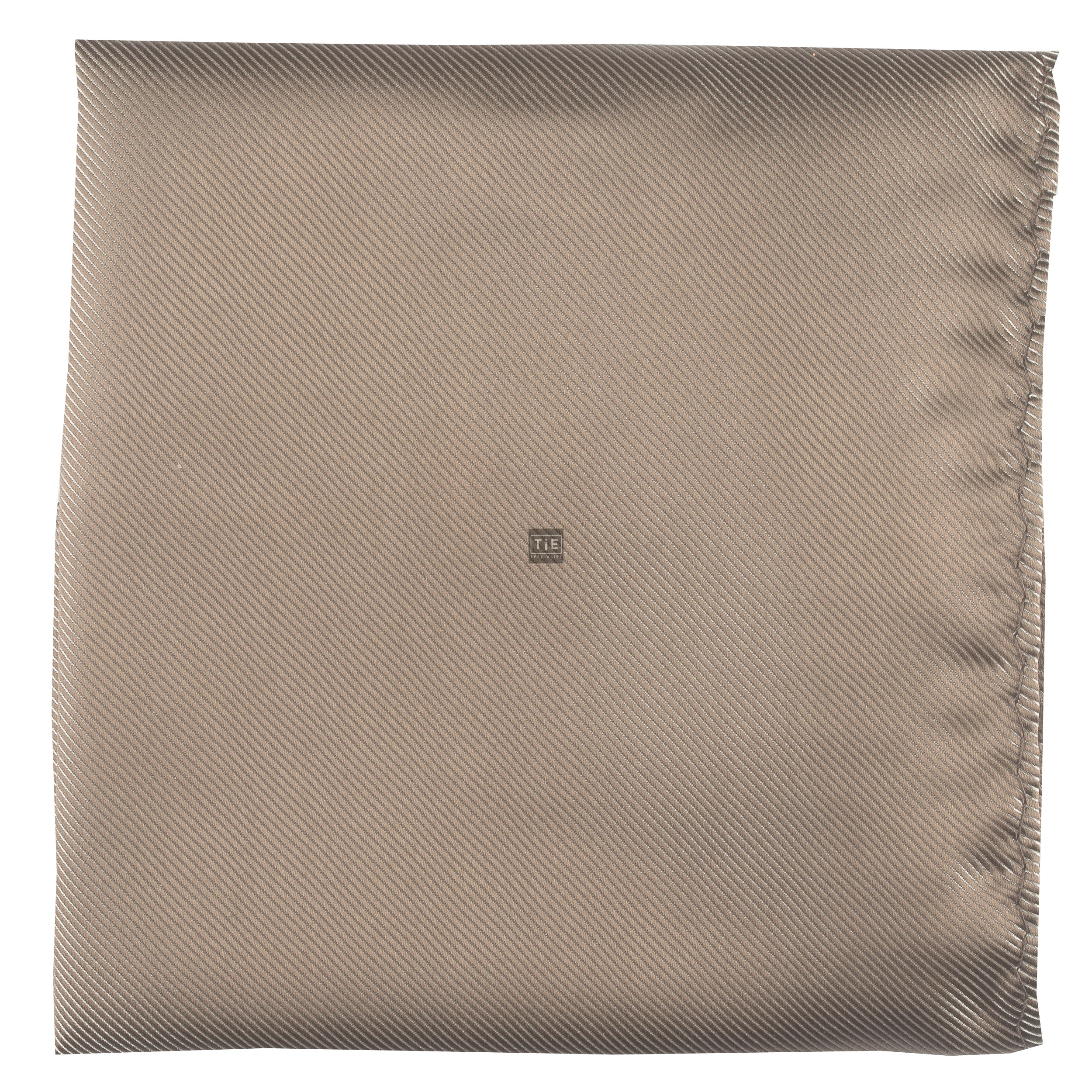 Mid Brown Twill Pocket Square #TPH100/4