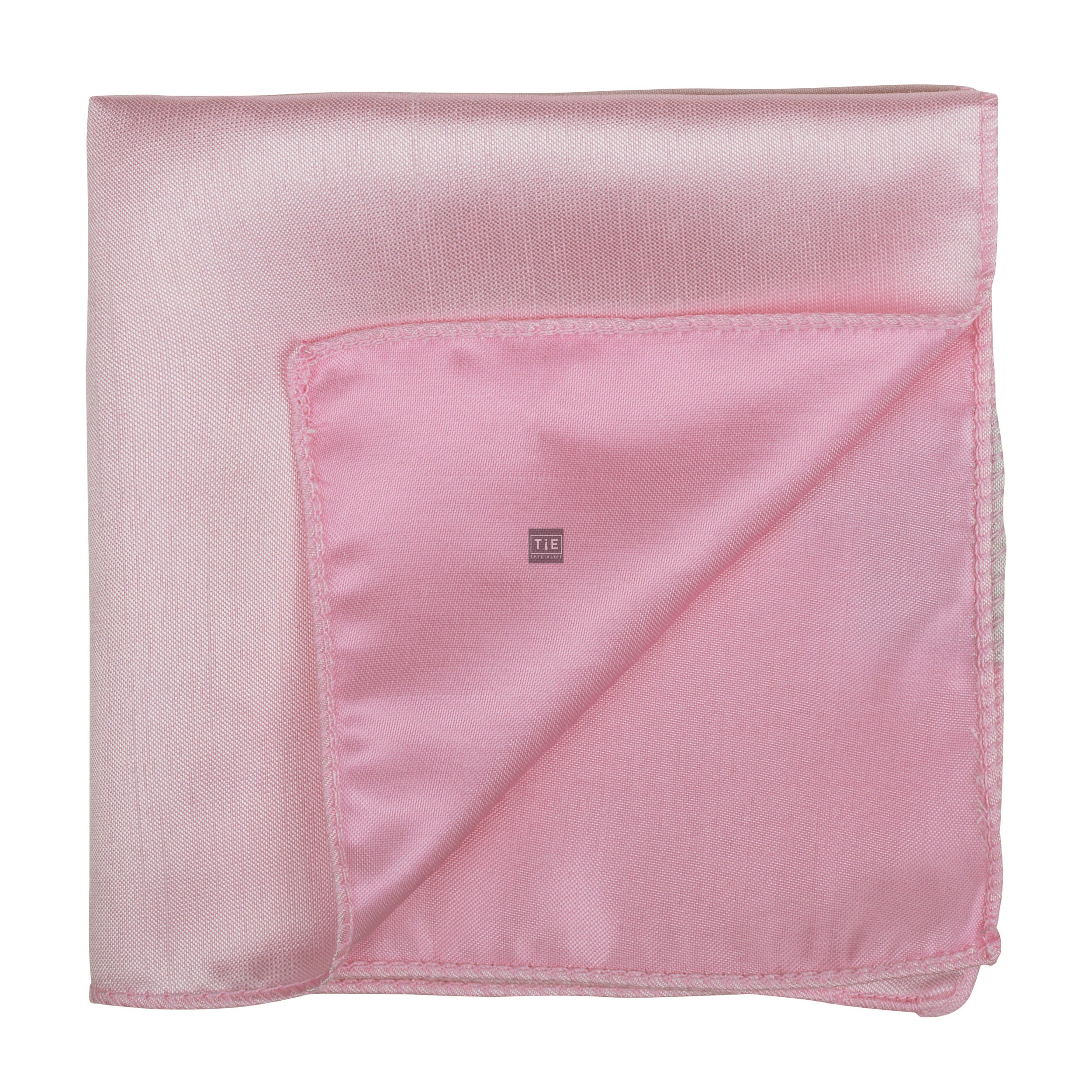 Pink Shantung Pocket Square Gents Pocket Hankie
