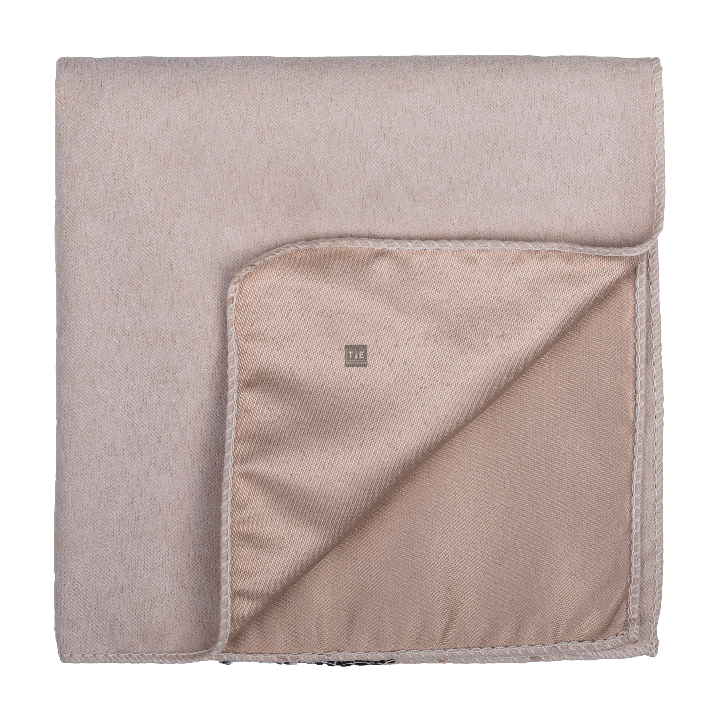 Mellow Buff Suede Pocket Square