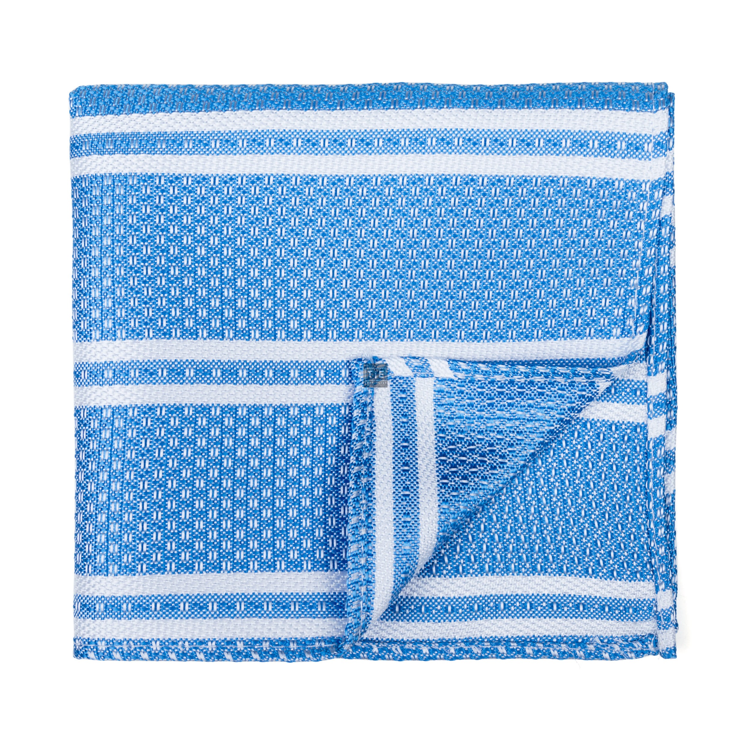 Baby Blue Pastel Stripe Pocket Square
