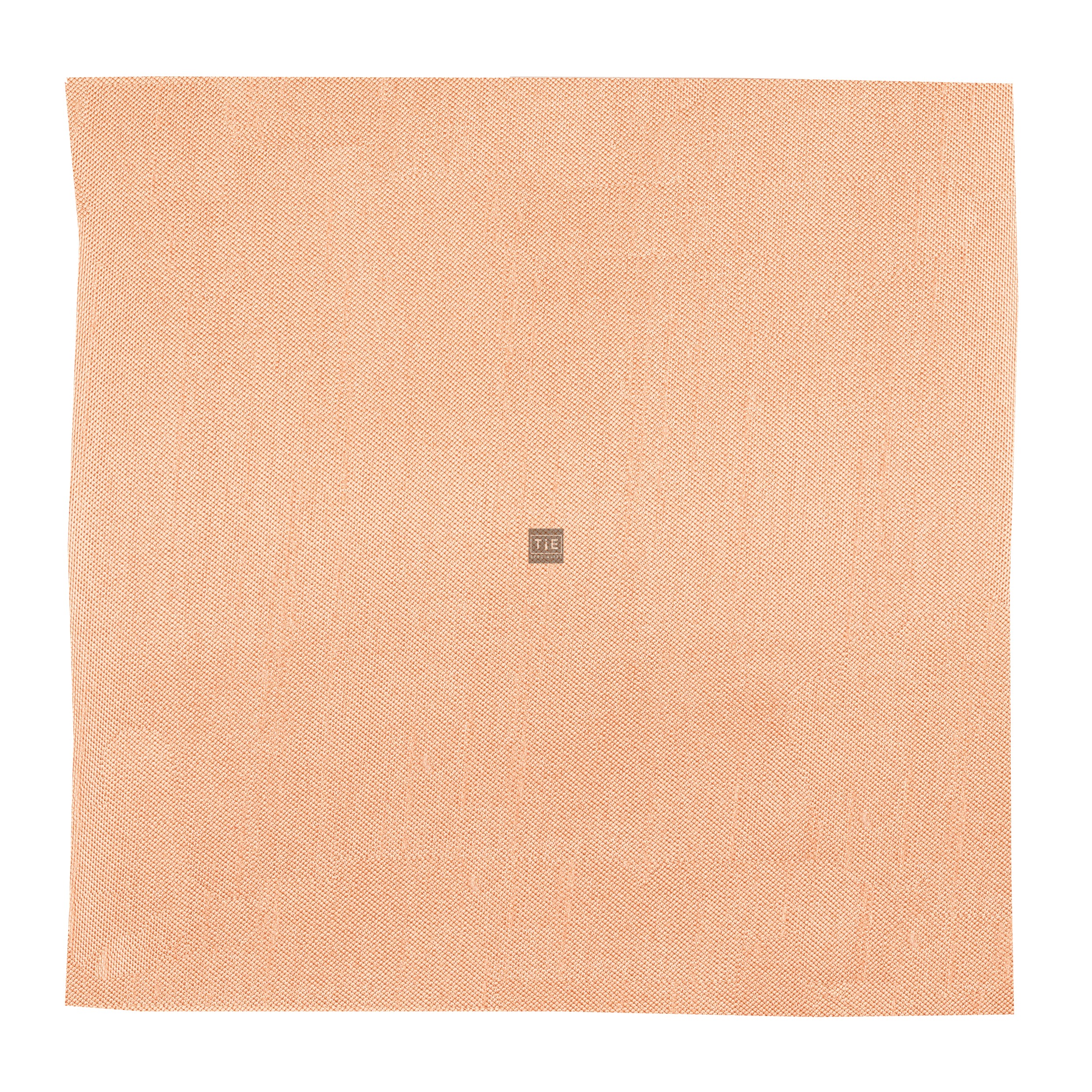 Peach Shantung Pocket Square #TPH1867A/1