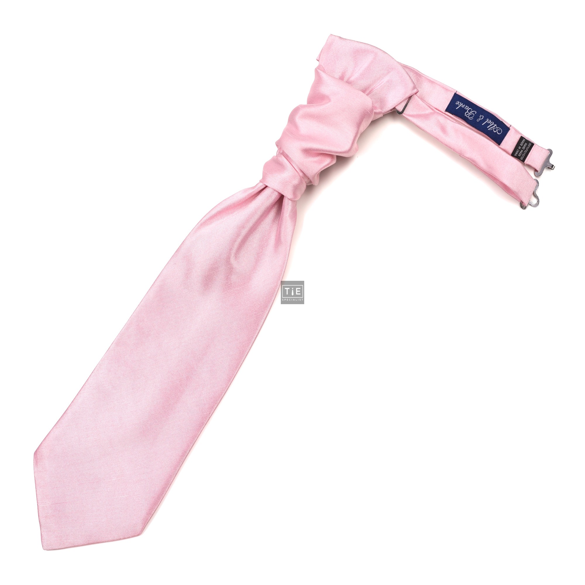 Petal Pink Shantung Cravat