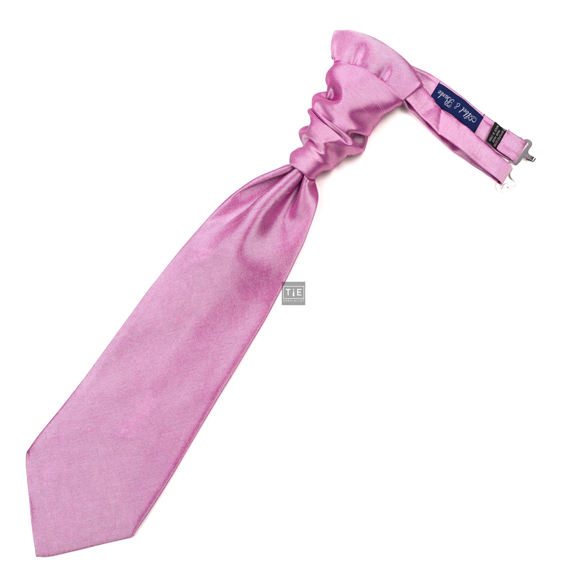 Dusky Pink Shantung Cravat