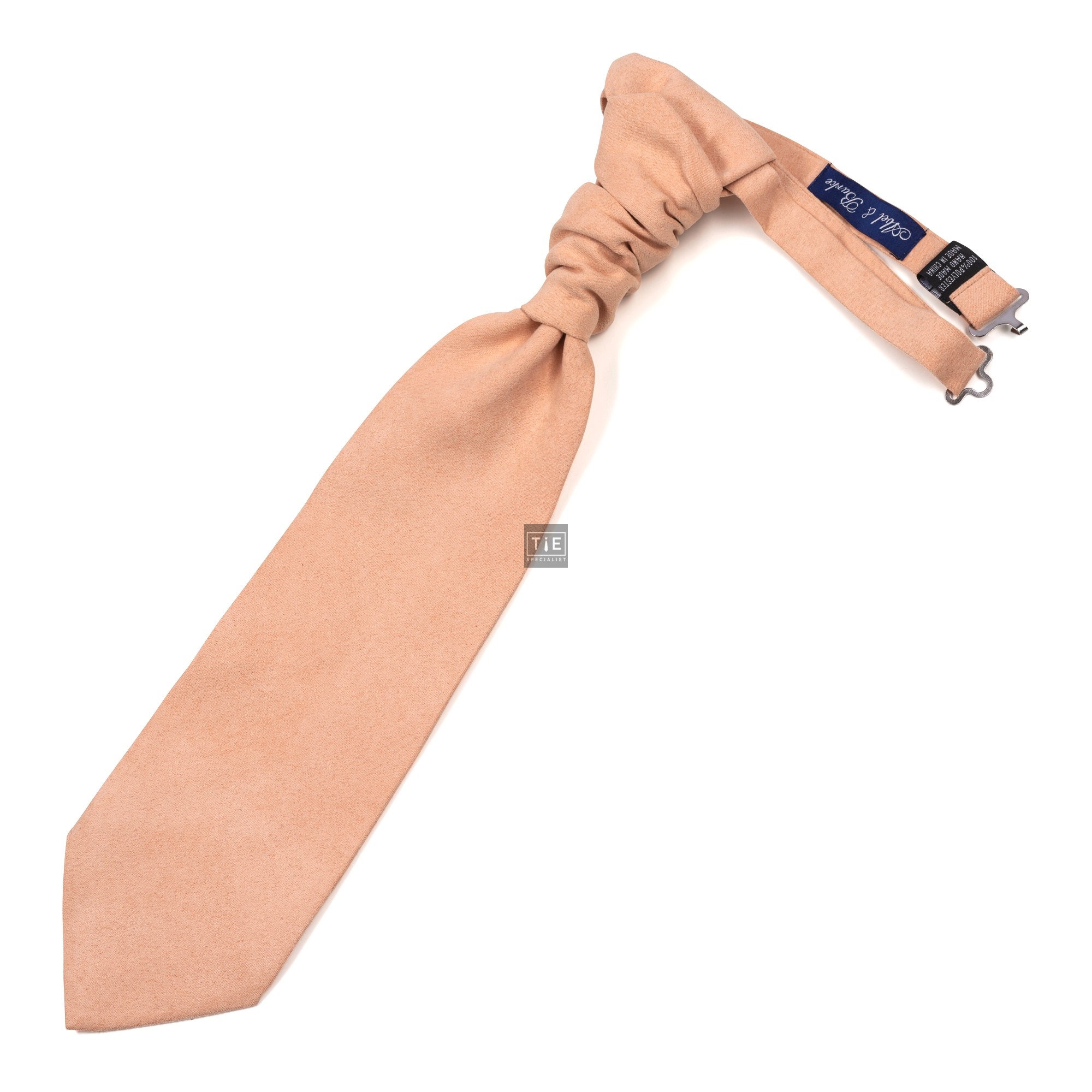 Peach Fuzz Suede Cravat