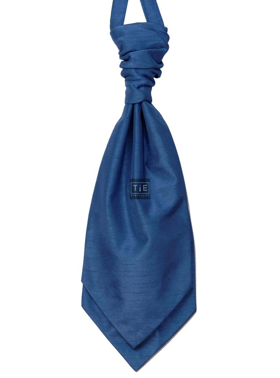 Airforce Blue Shantung Wedding Wedding Cravat (Boys Size) #YCR1865/5