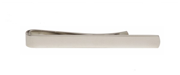 Silver Polished Rhodium Plated Tie Clip #100-1268