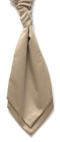 Beige Satin Wedding Cravat #WCR1848/4