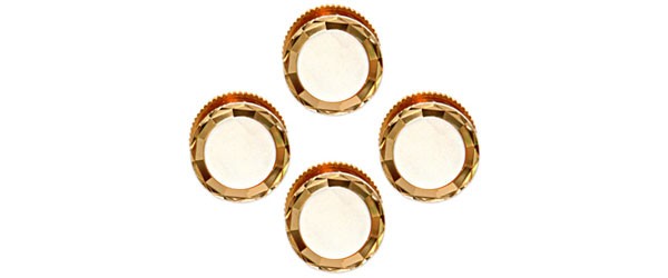 Mother of Pearl Gold Plated Shirt Studs (Set of 4)