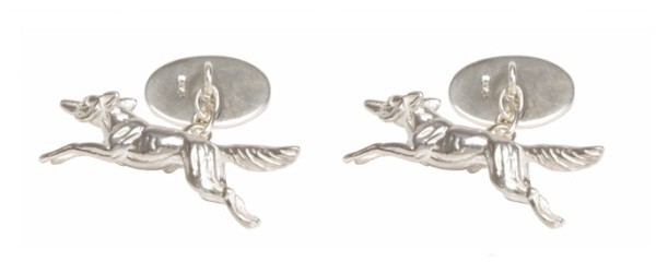 Silver Fox Sterling Silver Cufflinks #75-8032