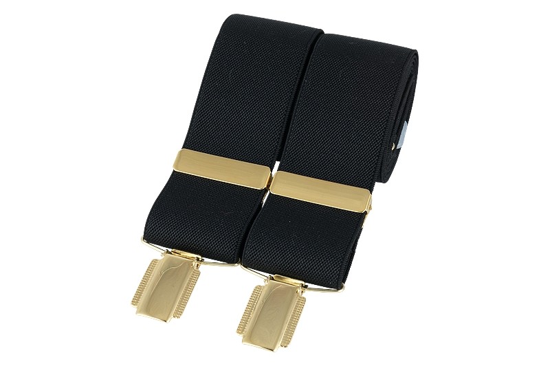 Black Gold Clip Braces #BR-009