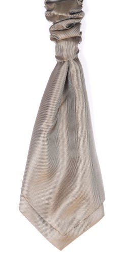 Mid Brown Self Tie Twill Cravat #WCS100/4