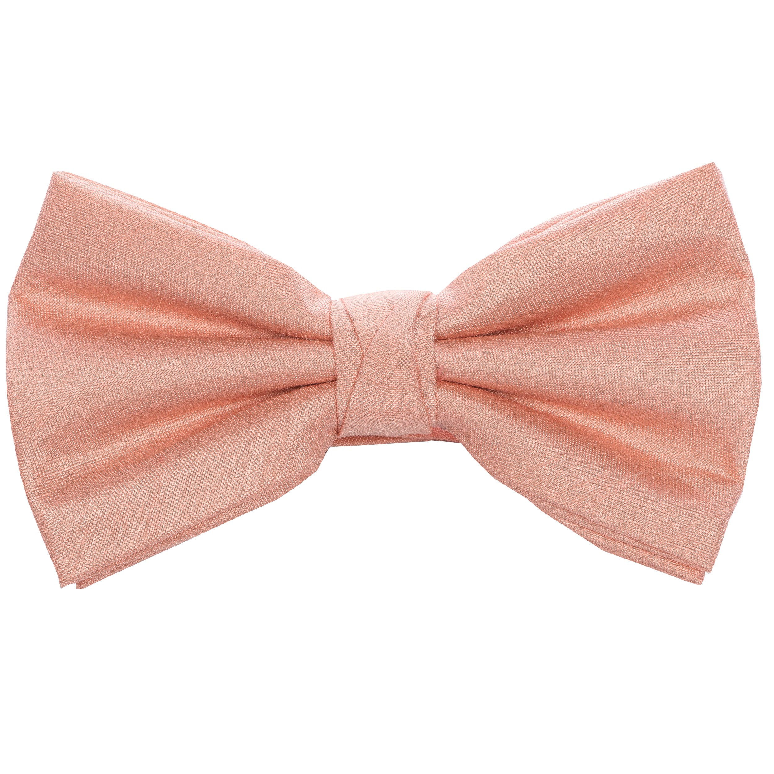 Peach Shantung Wedding Bow Tie #BB1867A/1