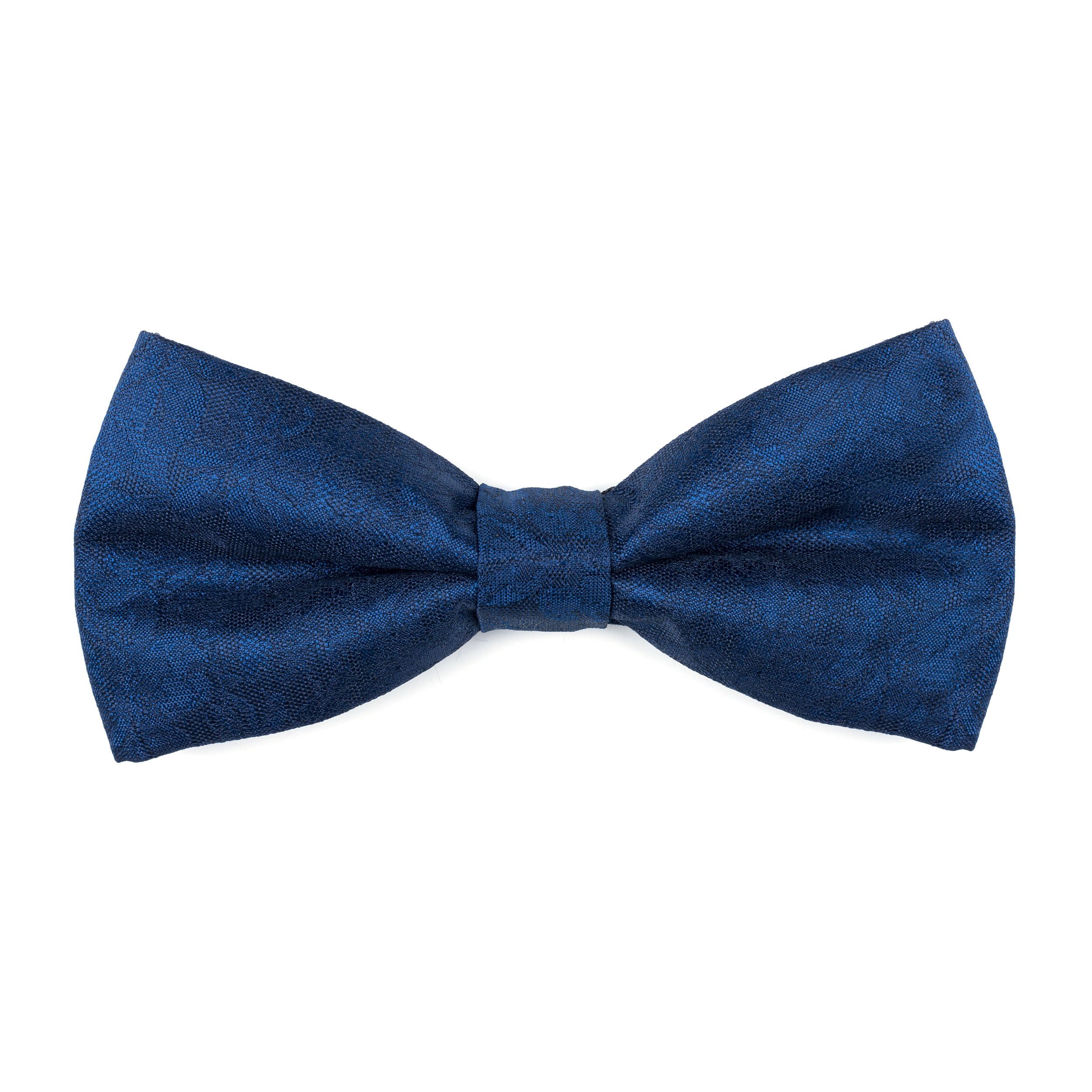 Floral Formal Wedding Bow Tie Twilight Blue