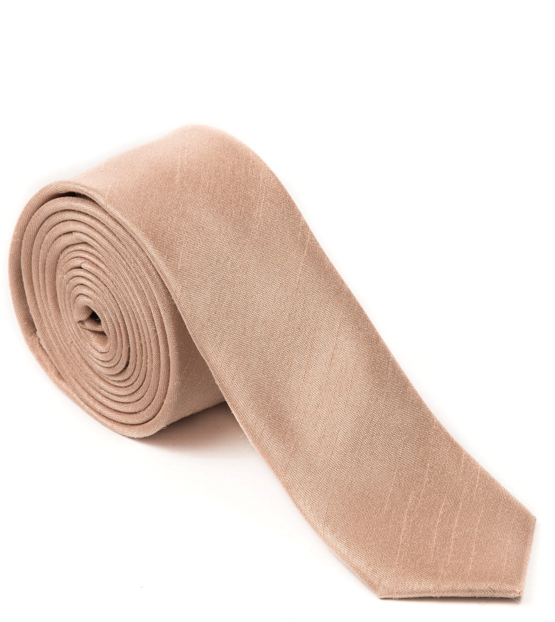 Champagne Boys Shantung Wedding Tie #Y1866/5
