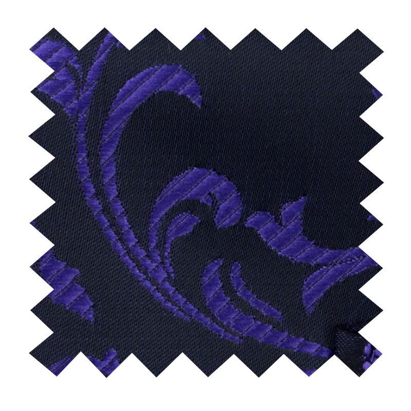 Purple on Black Swirl Leaf Swatch #AB-SWA1000/14