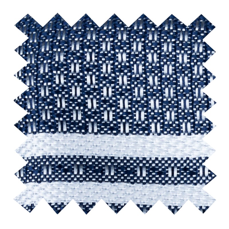 Navy Blue Pastel Stripe Swatch