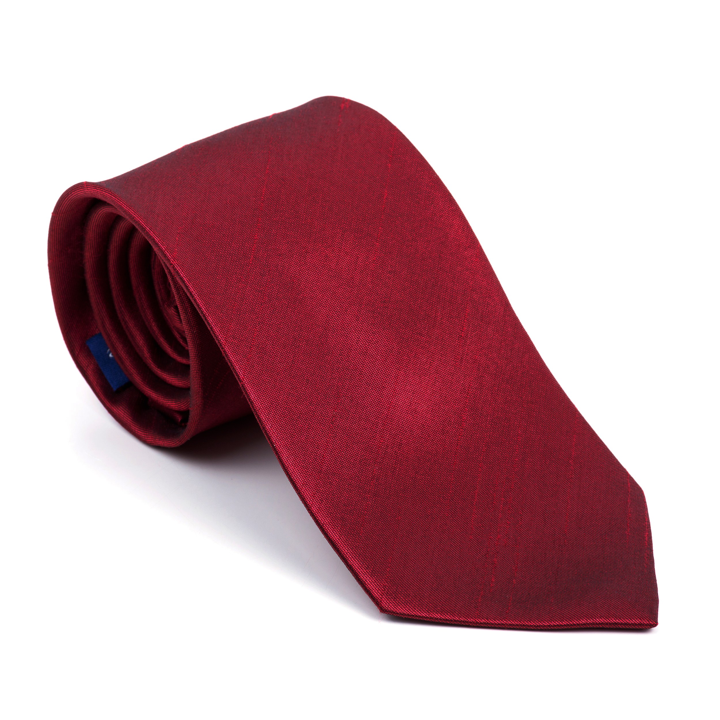 Burgundy Shantung Tie