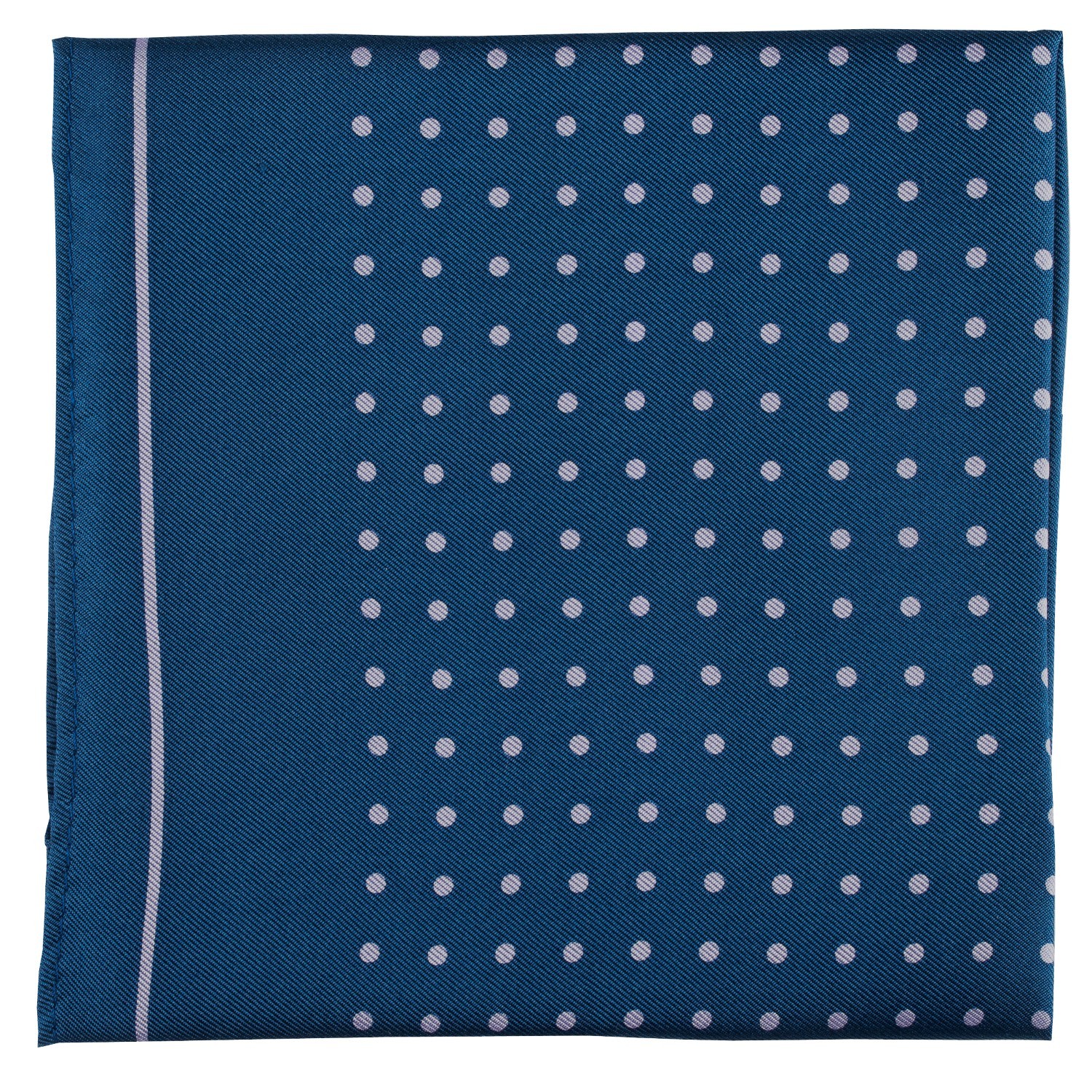 Navy with Lilac Polka Dot Silk Pocket Square #TPH05/5
