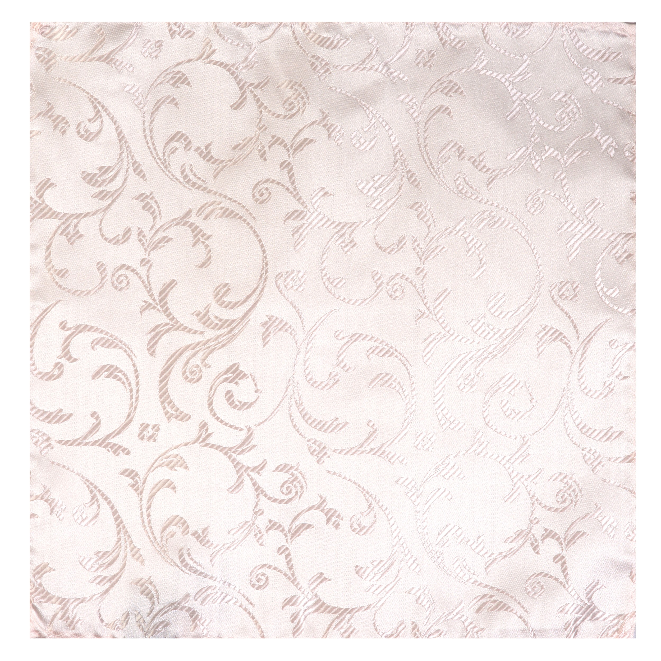 Champagne Swirl Leaf Wedding Pocket Square #AB-TPH1000/13
